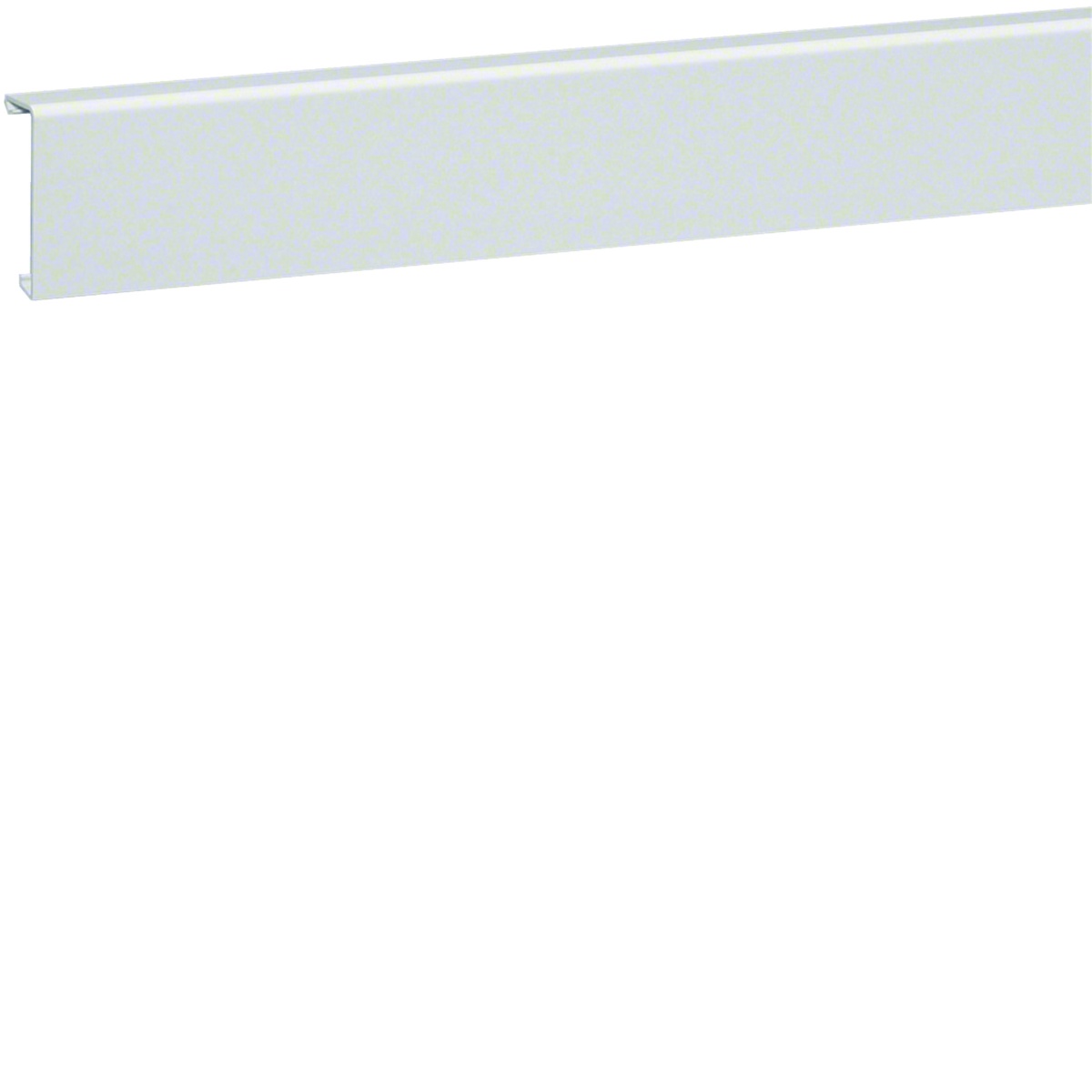 calha de rodapé superior em PVC para SL 20x55 mm branco tráfego