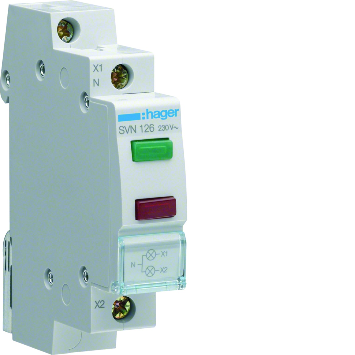 Sinalizador duplo LED encarnadoverde