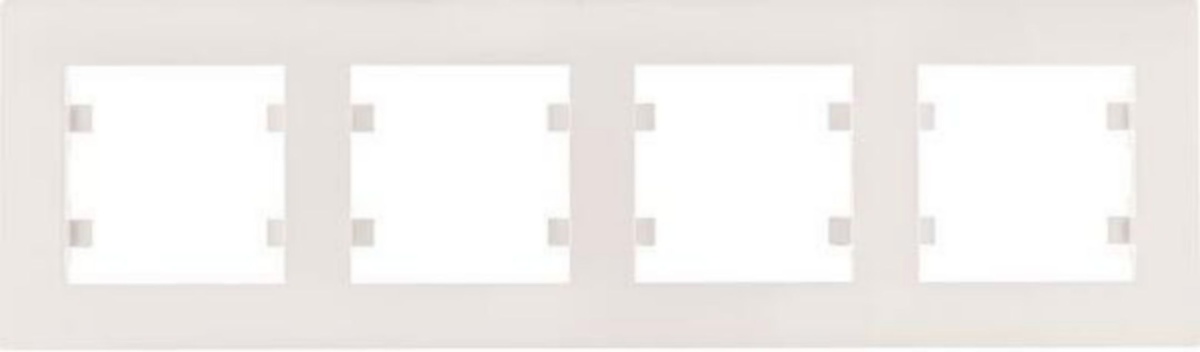 intense Quadro x4 horiz. - branco