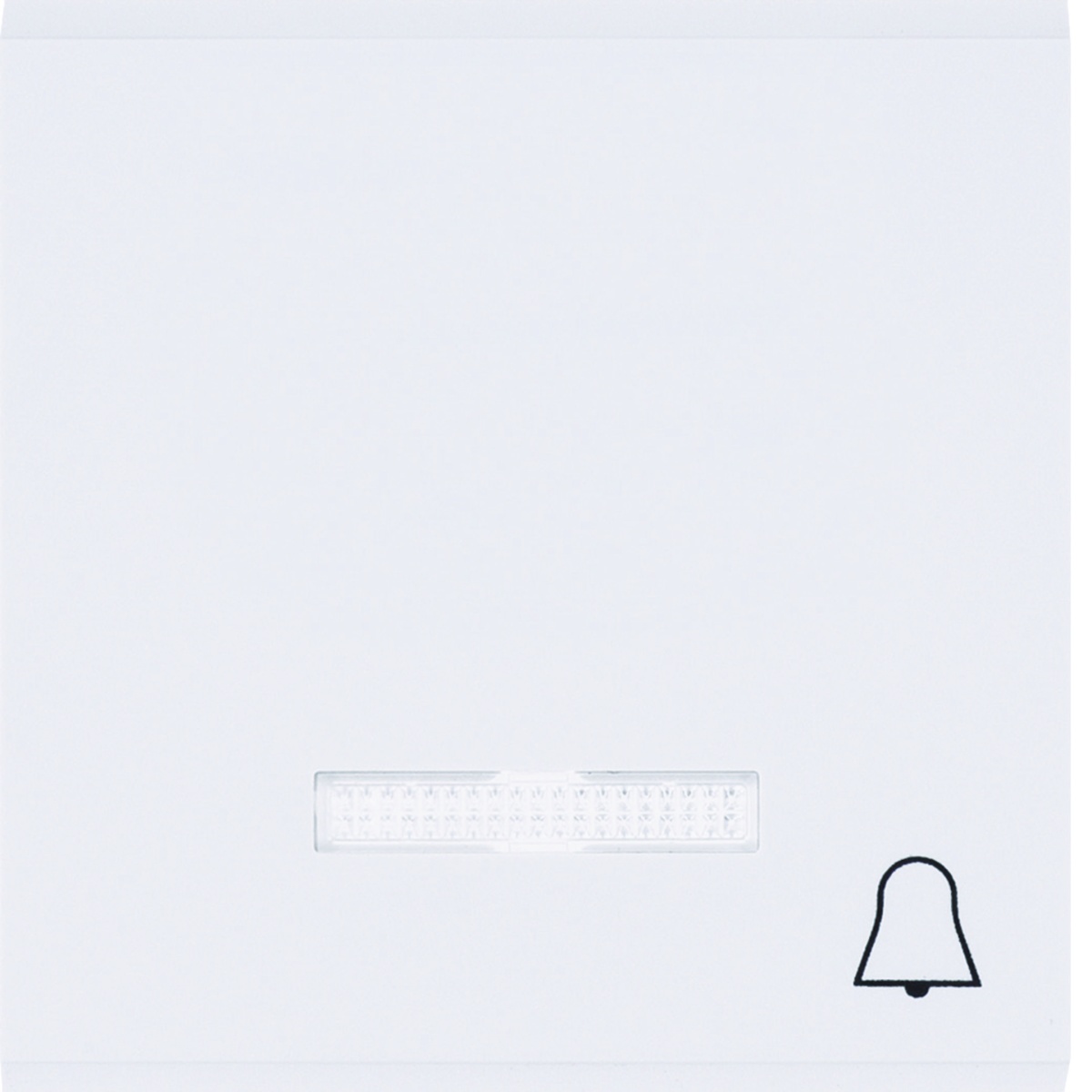 lumina - Tecla com visor campainha, branco