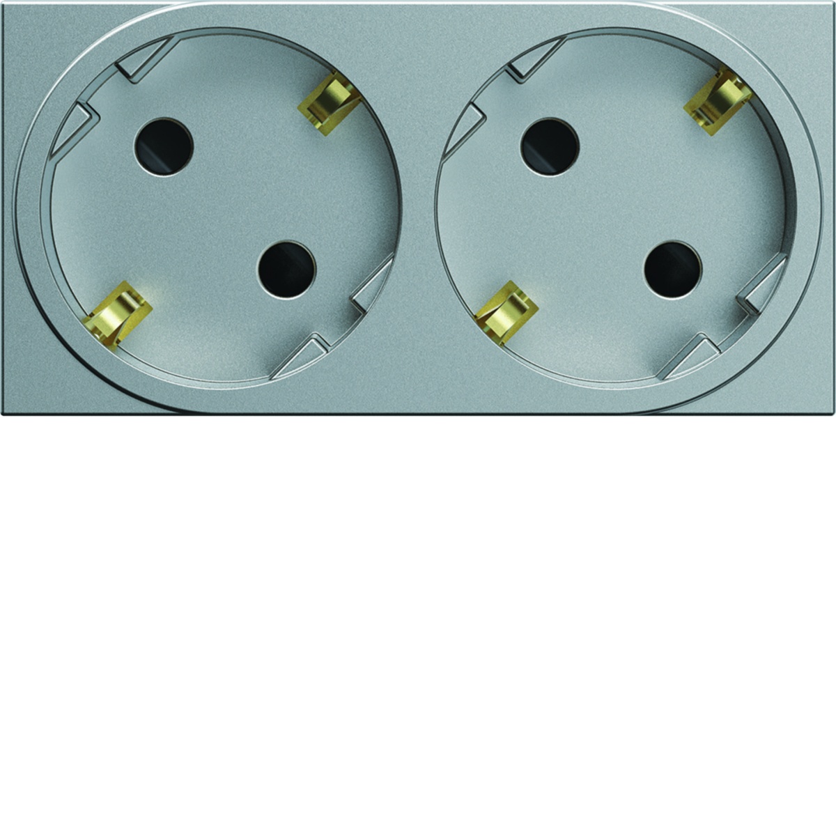gallery Tom. múltip. Schuko x2, alumínio