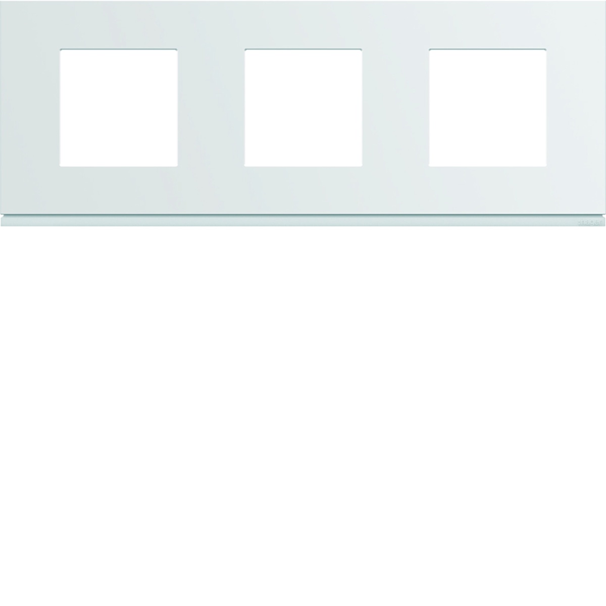 gallery 3x2M Quadro x3 horiz., branco