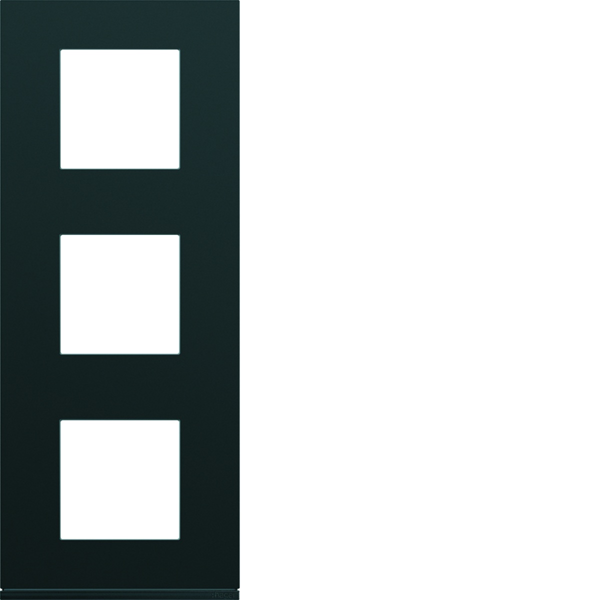 gallery 3x2M Quadro x3 vert. 71mm, preto