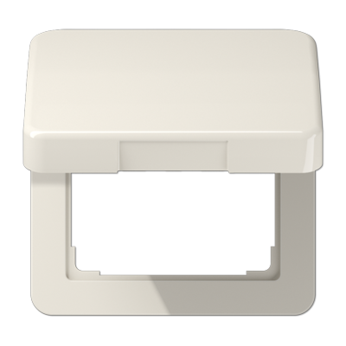 Tapa abatible CD blanco marfil