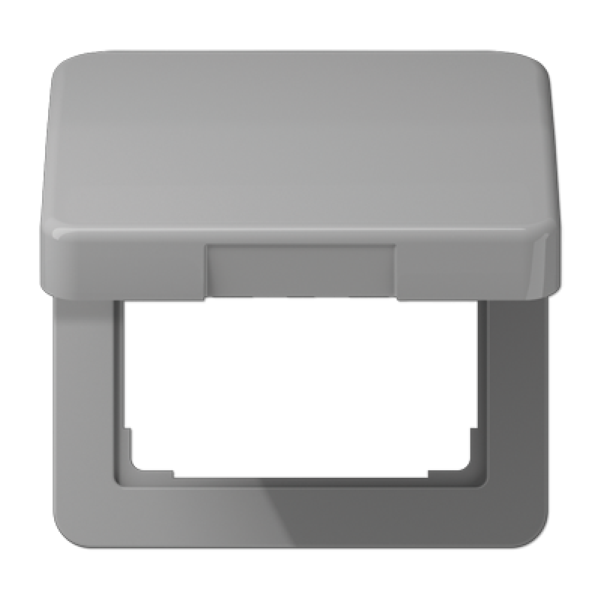 Tapa abatible CD gris