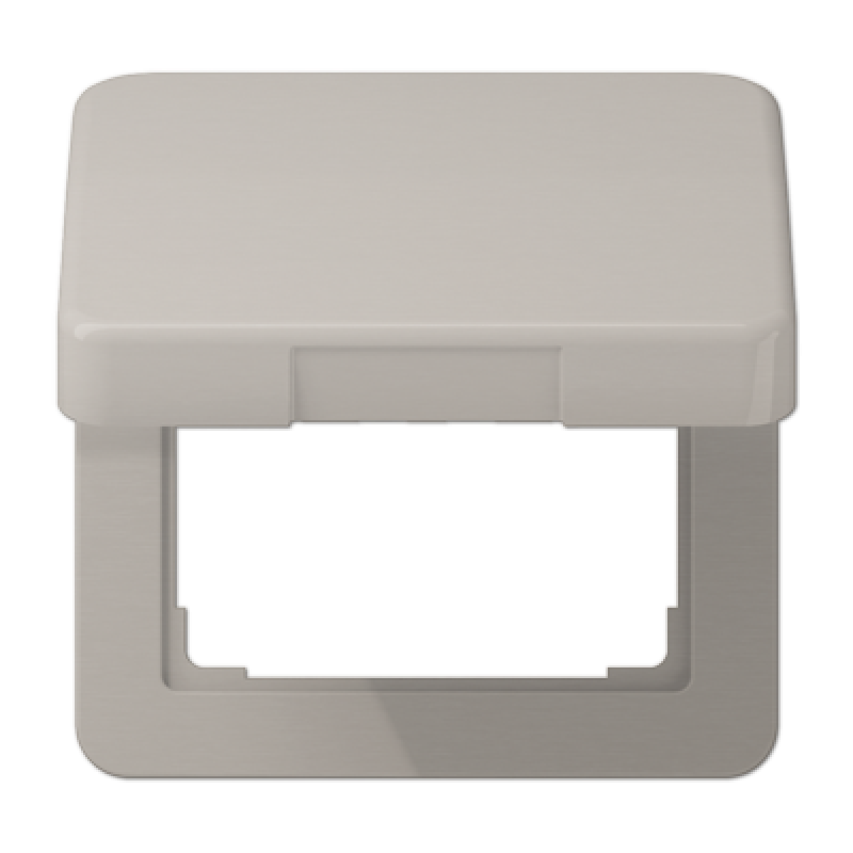 Tapa abatible CD platino