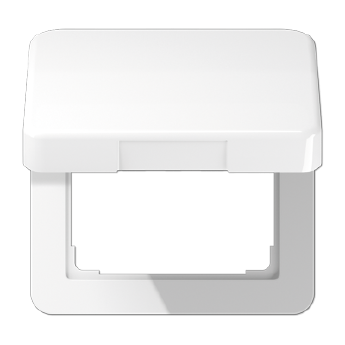 Tapa abatible CD blanco alpino