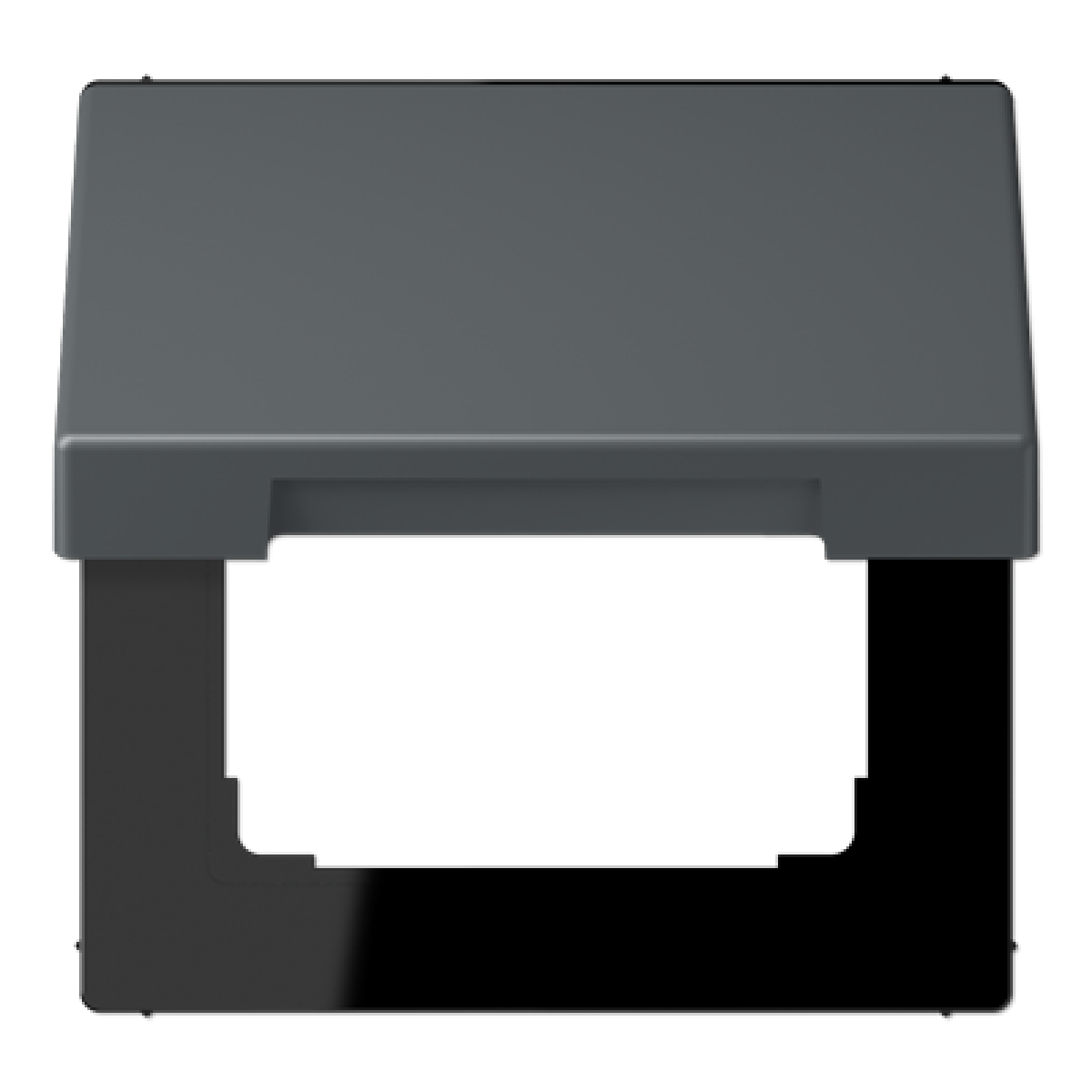 Tapa abatible con retroceso. LC32010