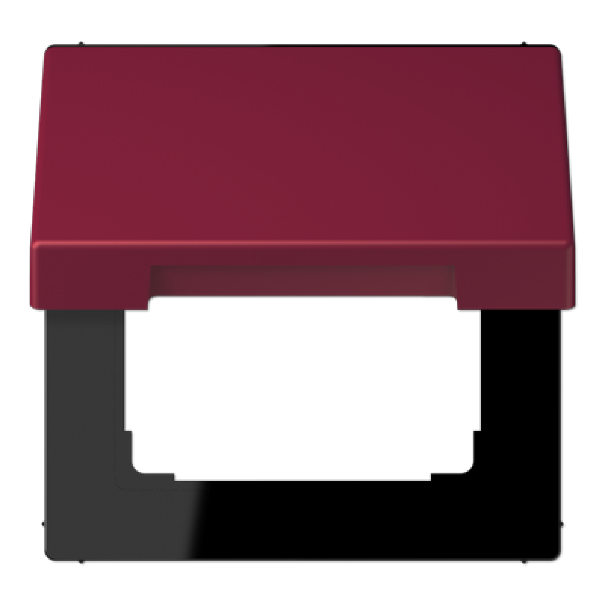 Tapa abatible con retroceso. LC4320M