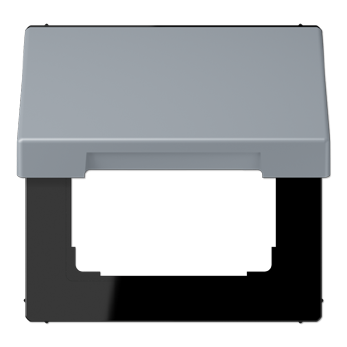 Tapa abatible con retroceso. LC4320O