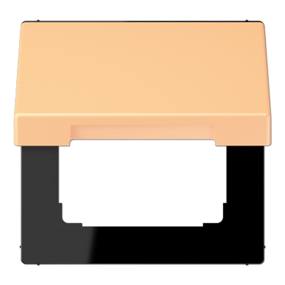 Tapa abatible con retroceso. LC4320P