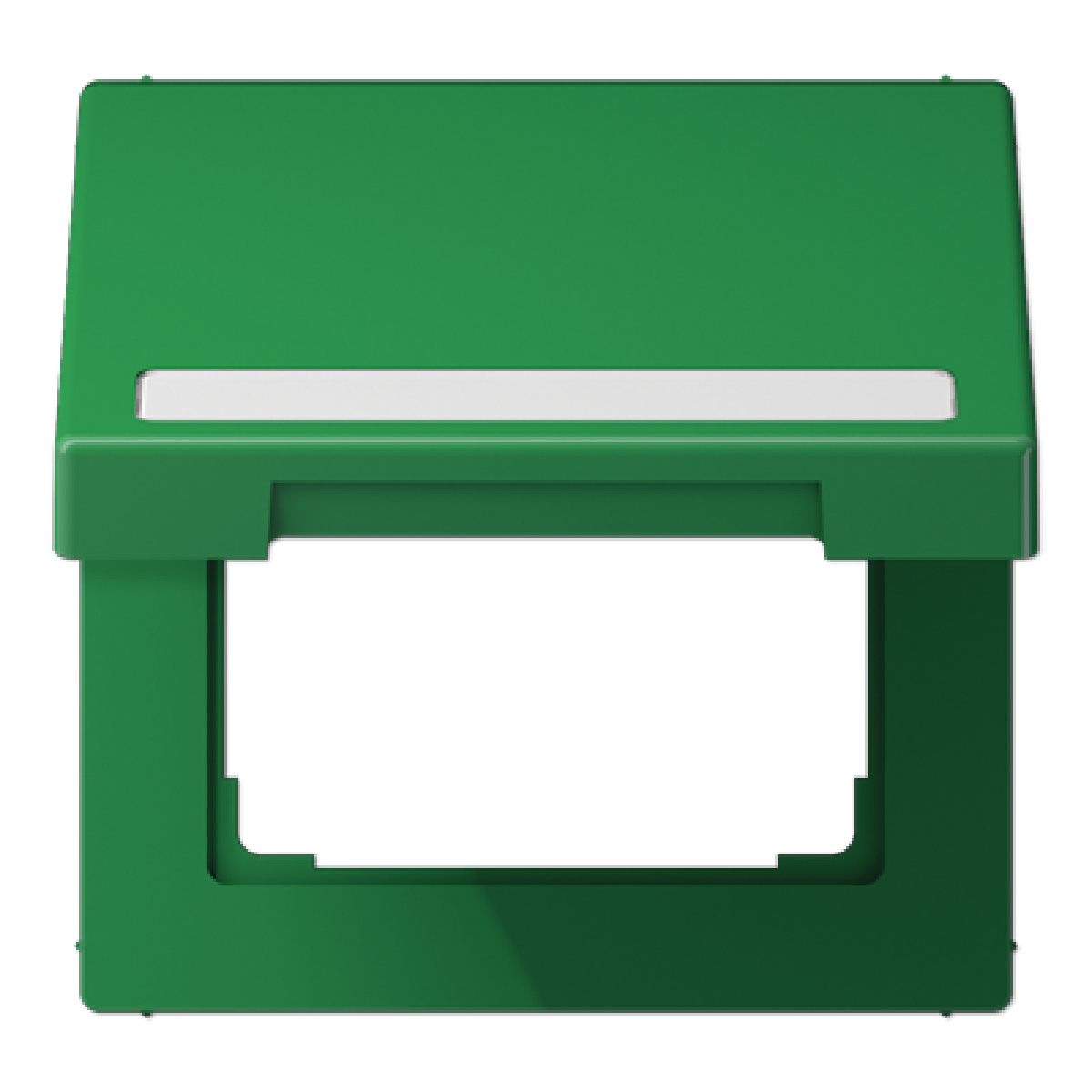 Tapa abat. retroc. simb. LAN LS verde