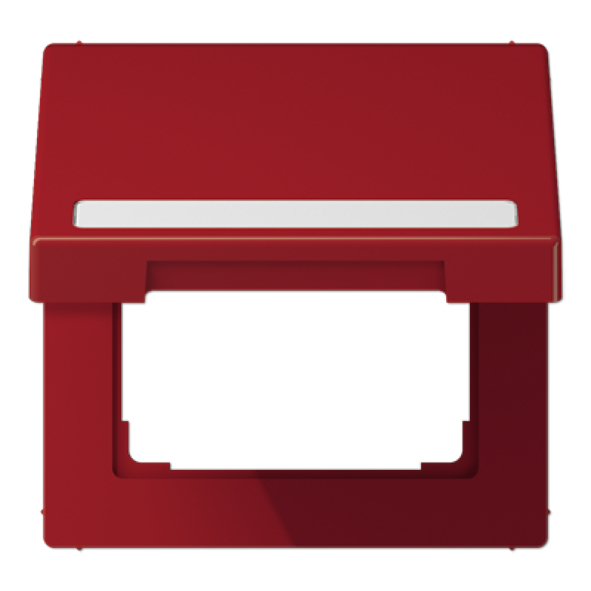 Tapa abat. retroc. simb. LAN LS rojo