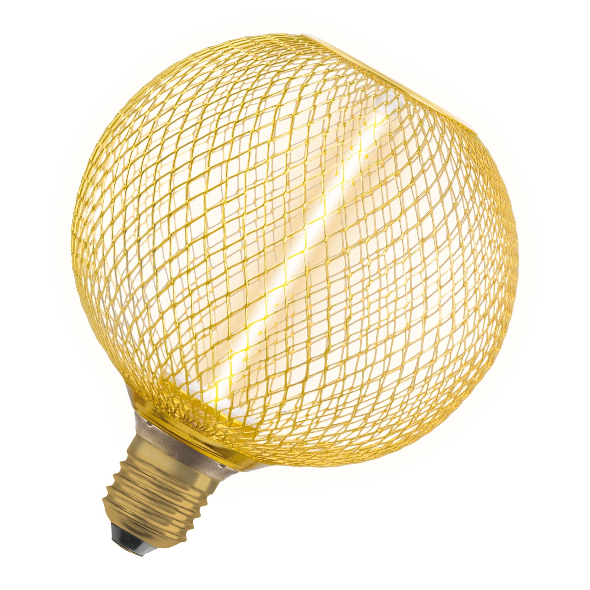 DECOR STRAW FILAMENT LAMP IN METAL HOUSING 3.5W 818 E27