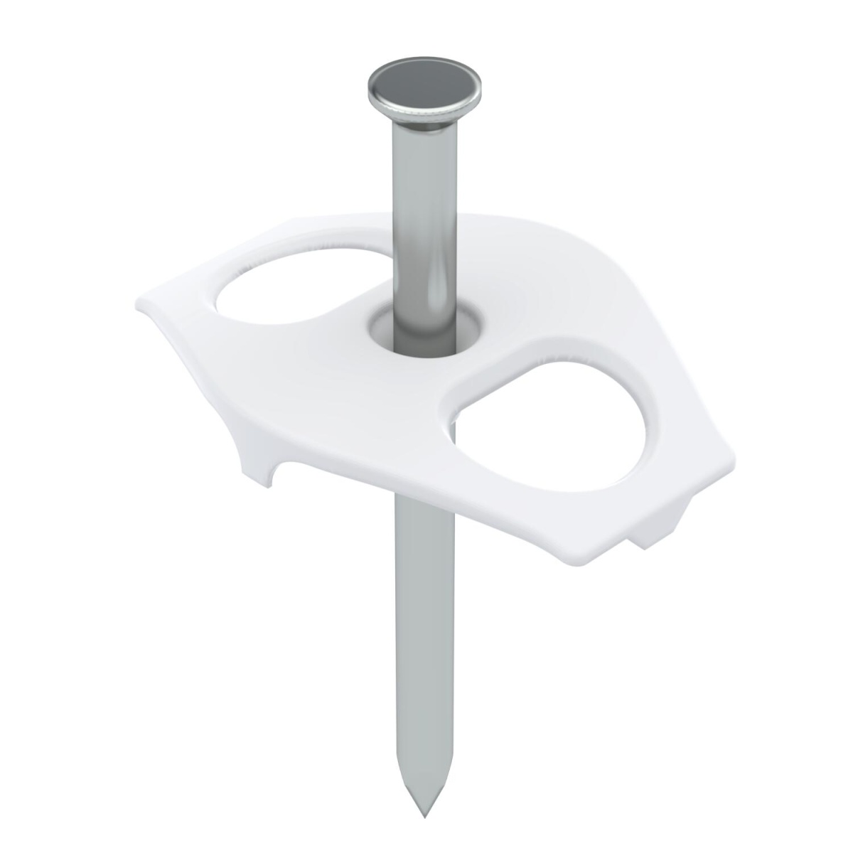 Abraçadeira de prego Fix 3,5x50mm Polipropileno transparente