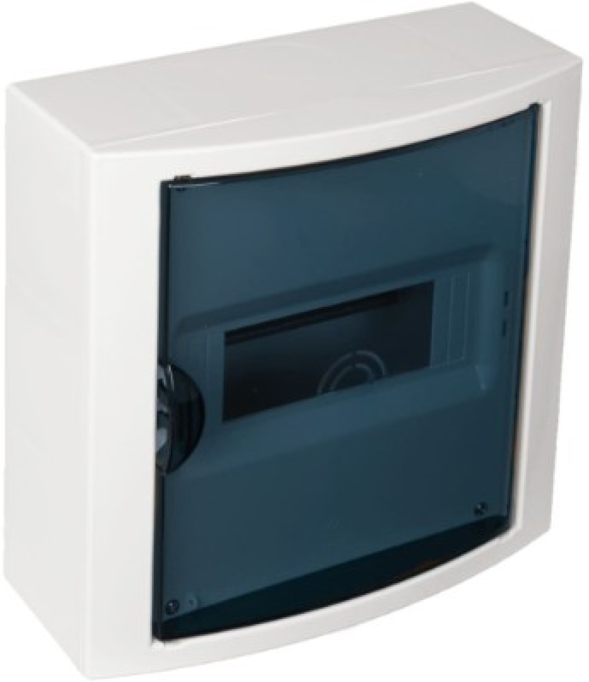 Surface distribution board, 8 modules. Fume door.