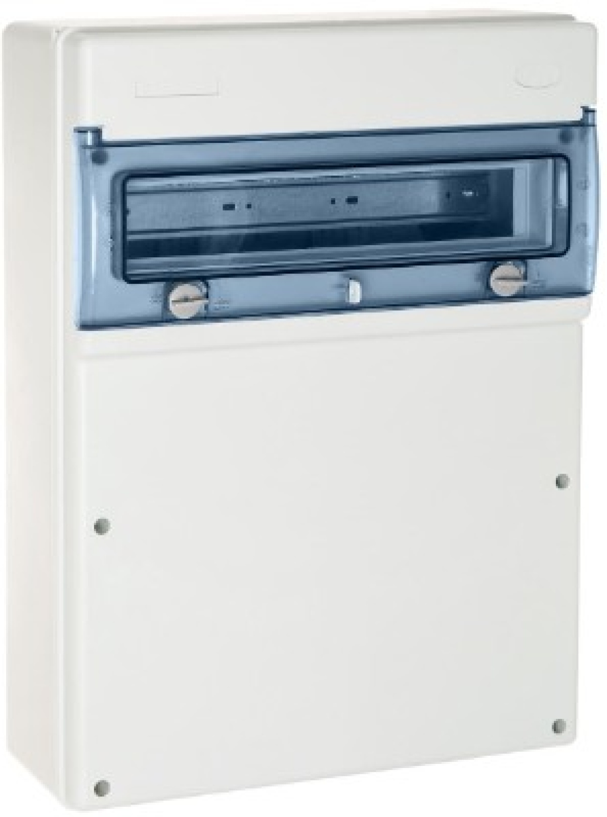 Industrial distribution box of 16 modules.