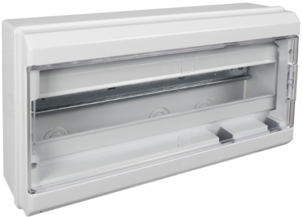 Surface distribution board, 18 modules. 704CBT