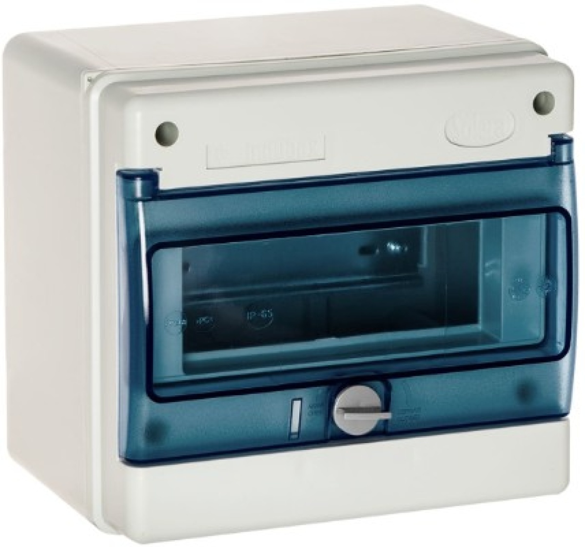 Industrial distribution box of 8 modules. 1308A