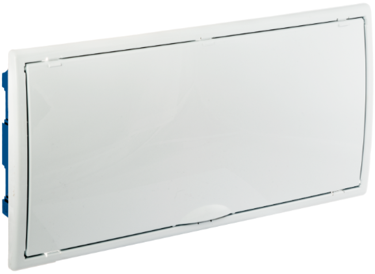 Flush distribution box in hollow partition of 22 modules.