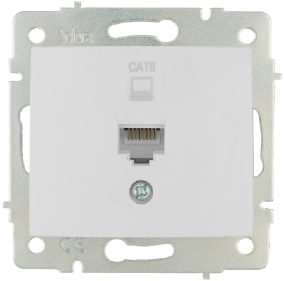 Tomada de dados RJ45. Categoria 6.