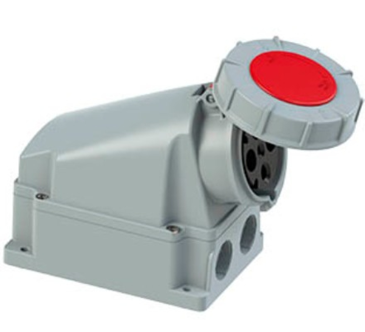 Base de parede industrial 3P + T 32A 400V ~ IP67