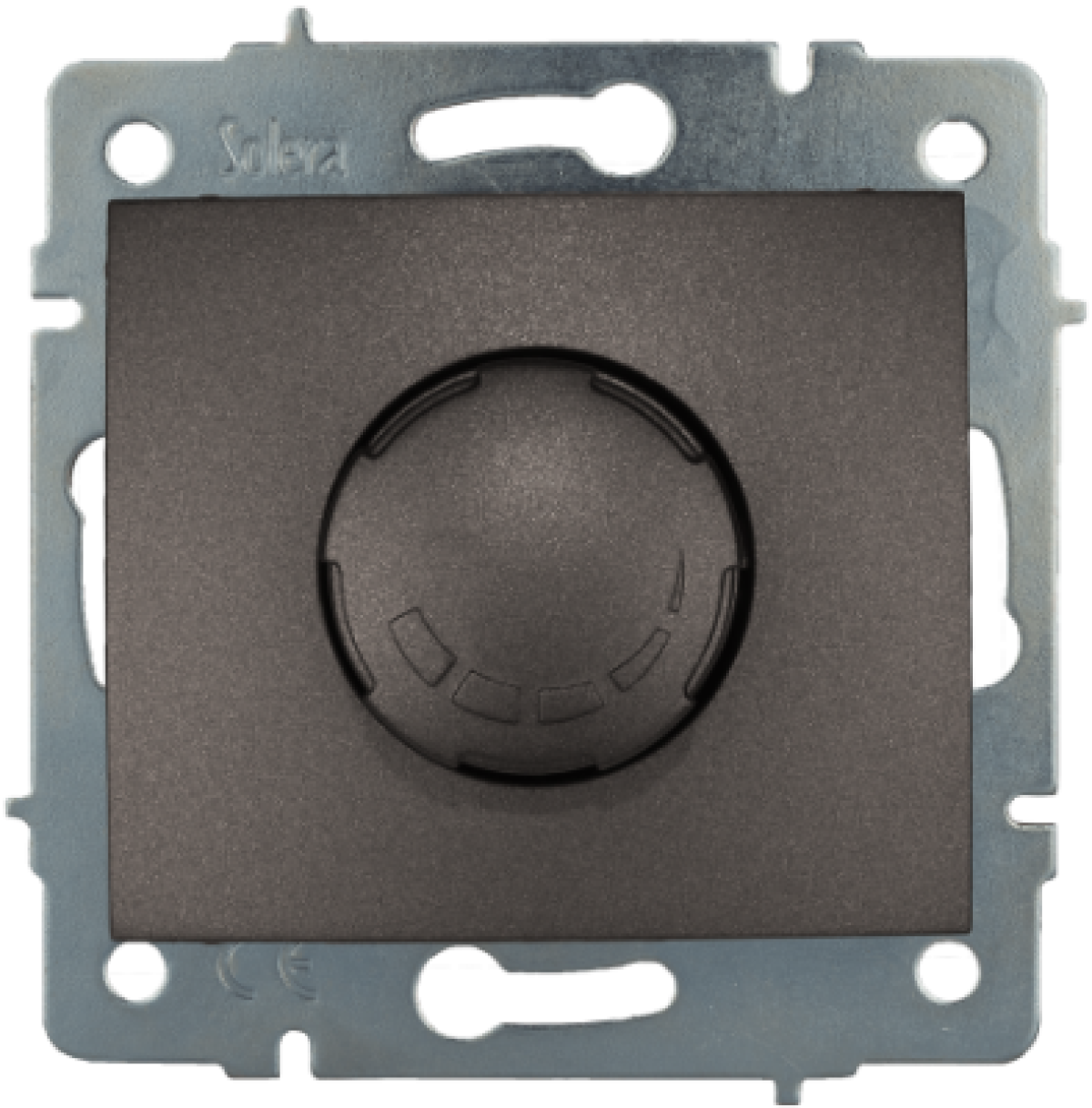 LED dimmer. Flush-mounted. Graphite.