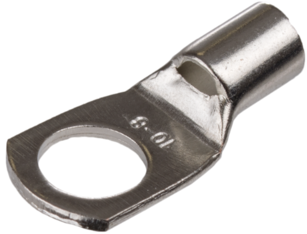 Terminais Spade. Para secção de 10 mm² e M8.