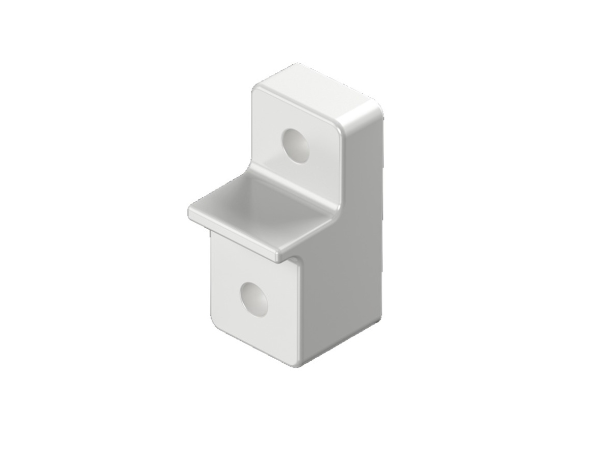 AX Suporte de parede em plástico, para AX em plástico, RAL 7035