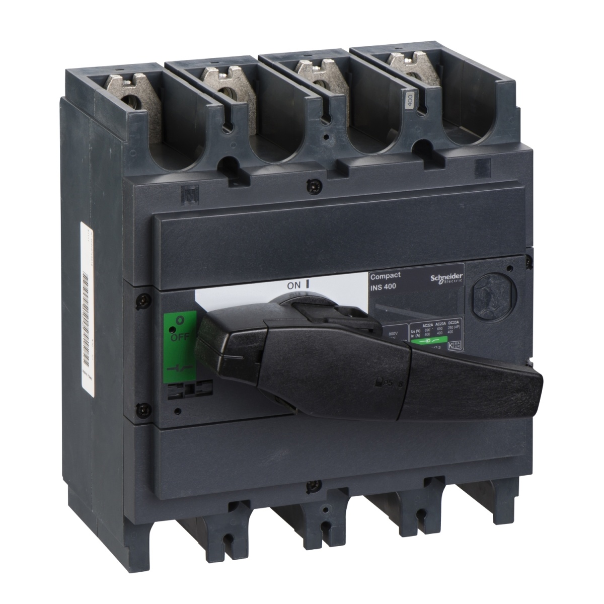Interruptor seccionador Interpact INS400 - 400 A - 4 pólos