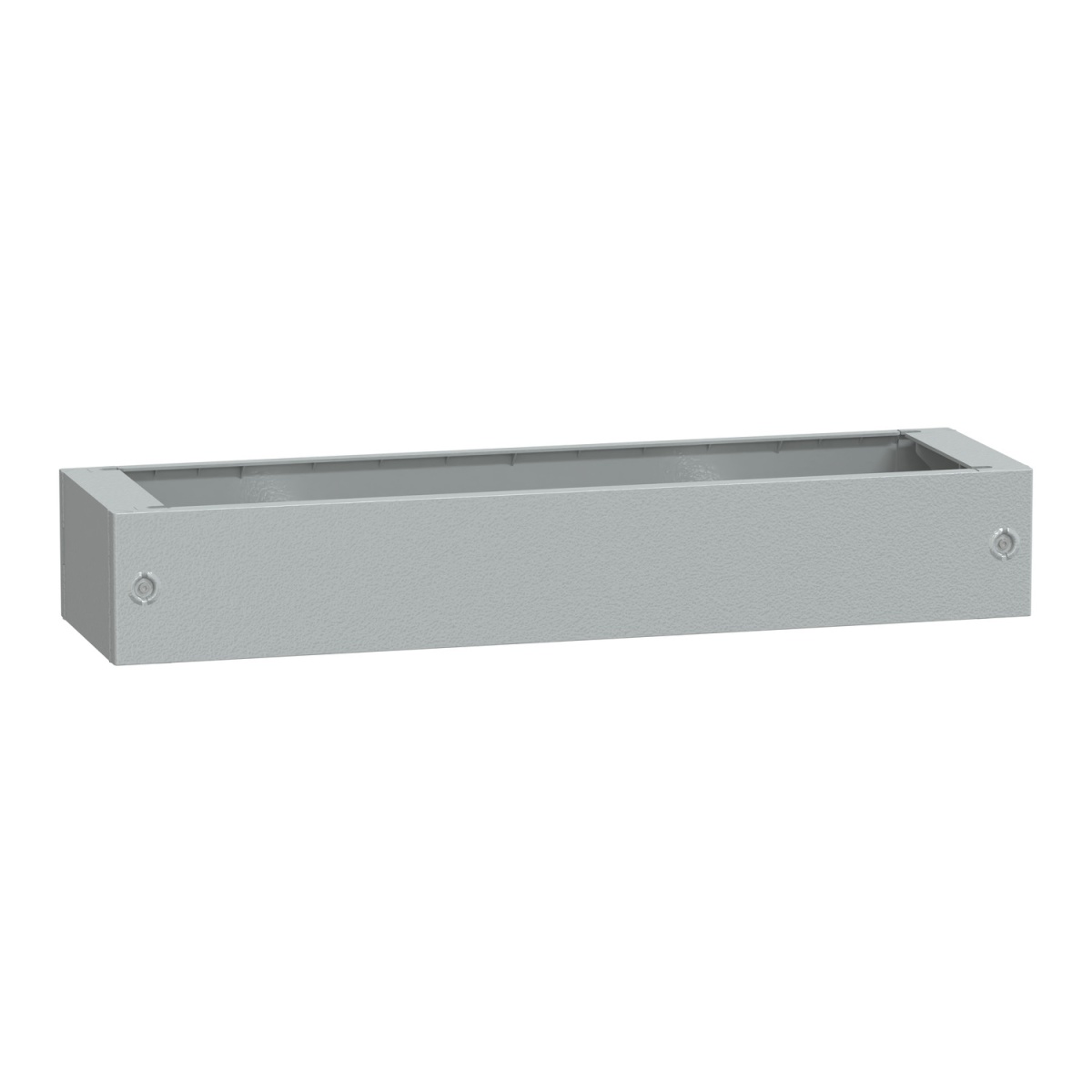 Pedestal de poliéster com vidro reforçado do inv. PLAT124 abertura frontal IP44-IK10 RAL7035