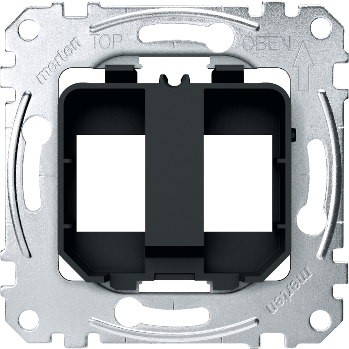 teclas de suporte para conector modular de tomada, pretoamarelo
