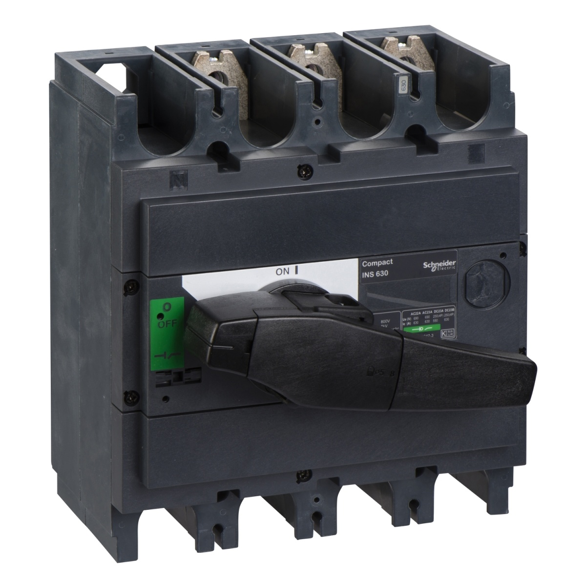 interruptor seccionador Interpact INS630 - 630 A - 3 pólos