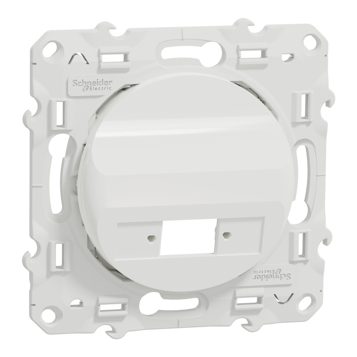 Odace - Centro tomada fibra óptica para SCAPC simplex - Branco