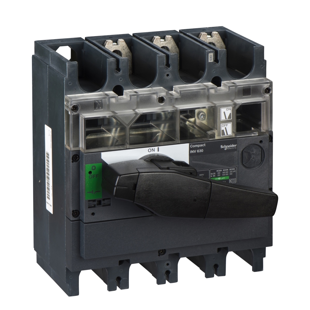 interruptor seccionador Interpact INV630 - 630 A - 3 pólos