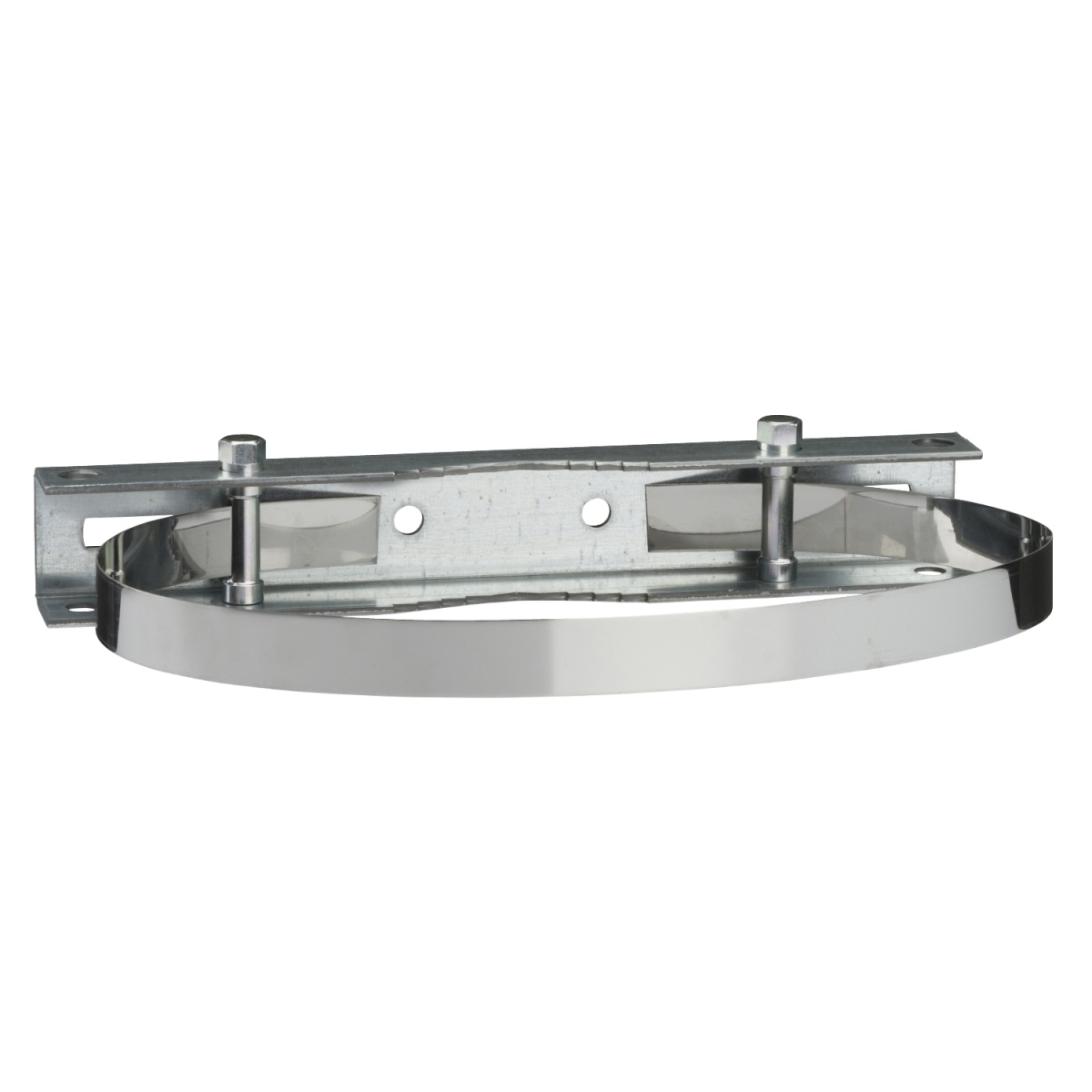 Dispositivo de fixação de poste em aço galvanizado diam. carga máxima de 215 mm 100 kg para PLM75