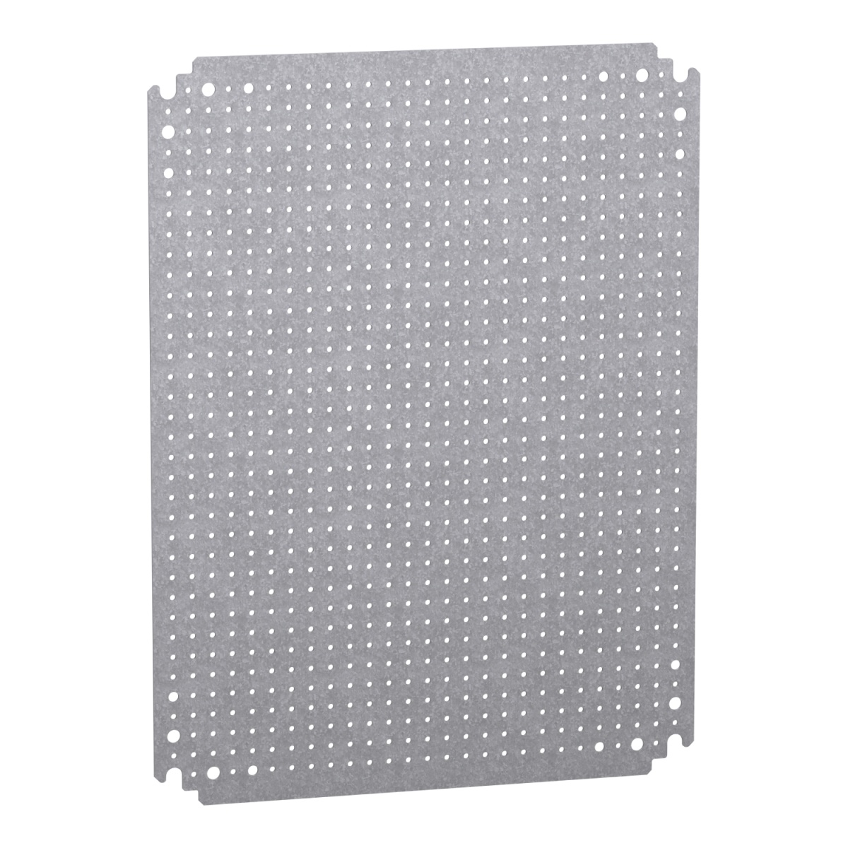 Microperforated mounting plate H500xW400 wholes diam 3,6mm on 12,5mm pitch