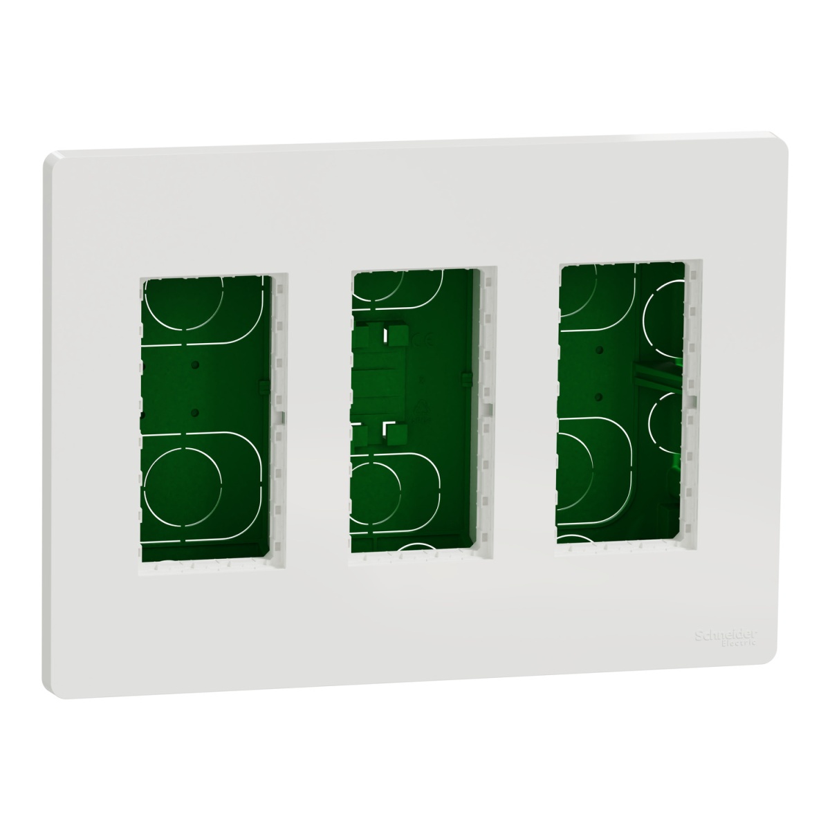 Nova Nova Unica system - Postos de trabalho - encastrar - módulos 3 x 4 - Branco