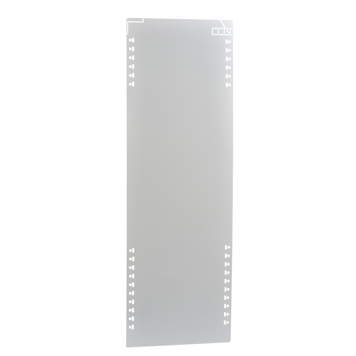 Compartimentação forma 2 PrismaSeT6300, separação lateral profundidade 800mm