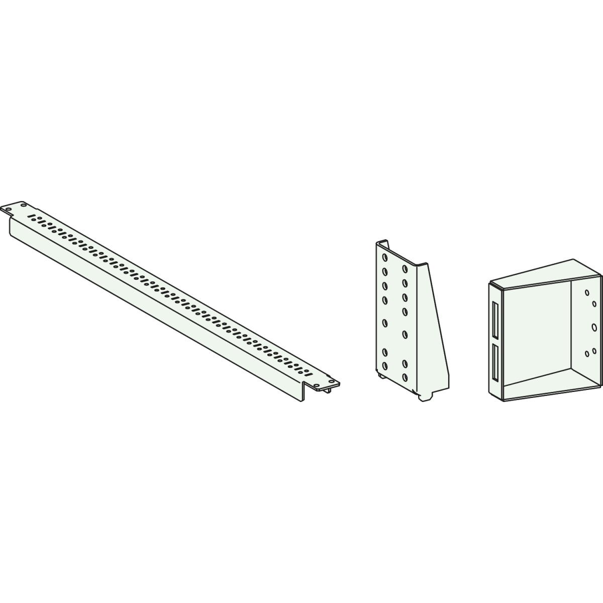 Spacial SF 6G - 19" fix rack fixing kit
