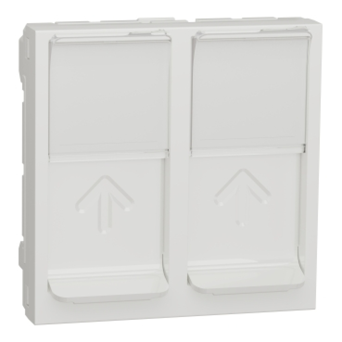 Nova Unica - Centro duplo RJ45 2 mód. - Branco