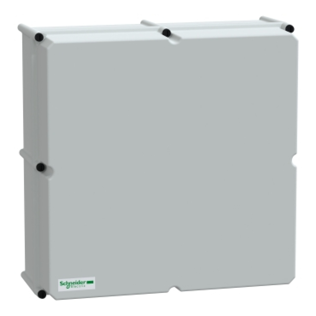 PLS box, polyester rear, opaque PC cover IP66 54x54x18cm