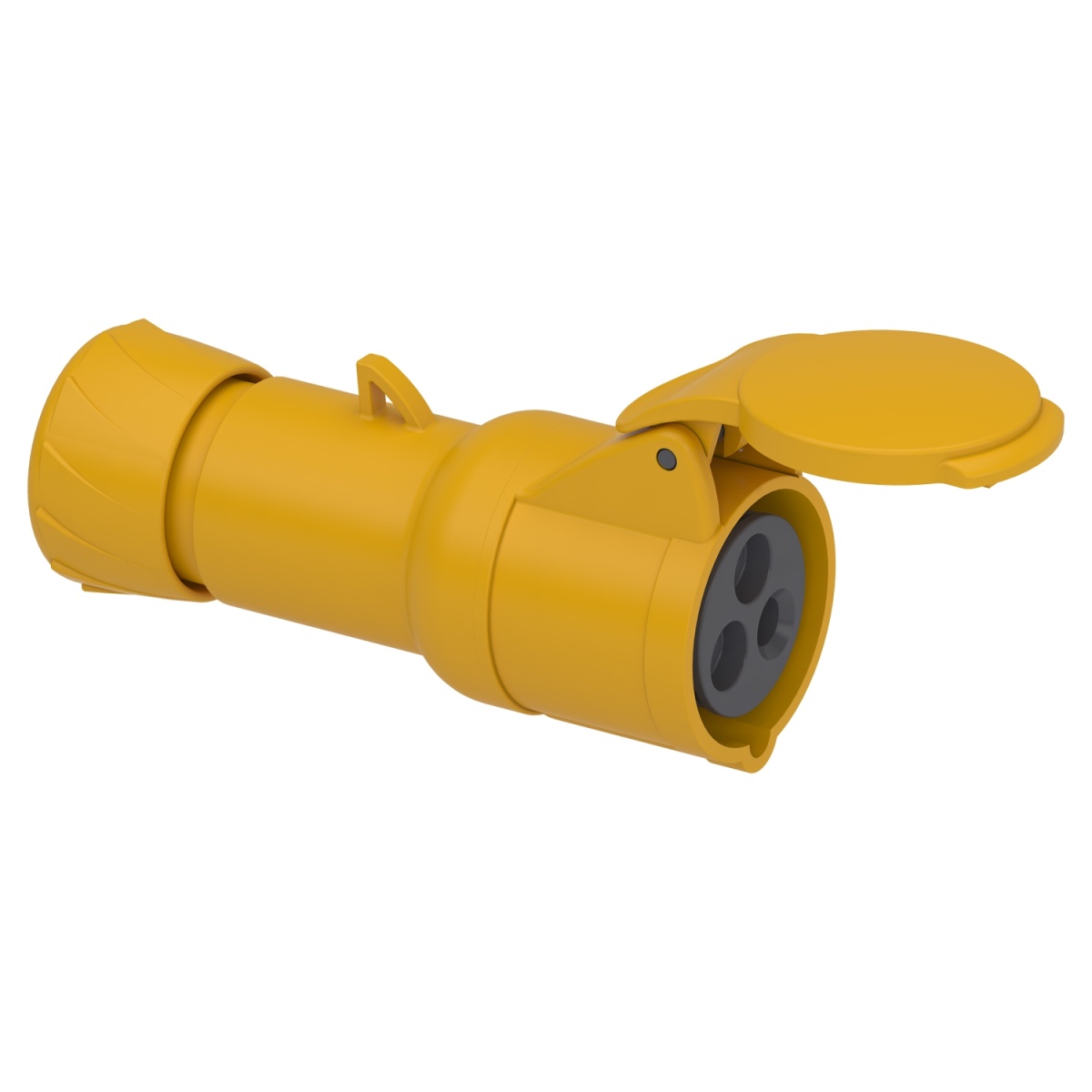 Tomada PratiKa - reta - 16 A - 2P  E - 100...130 V CA - IP44