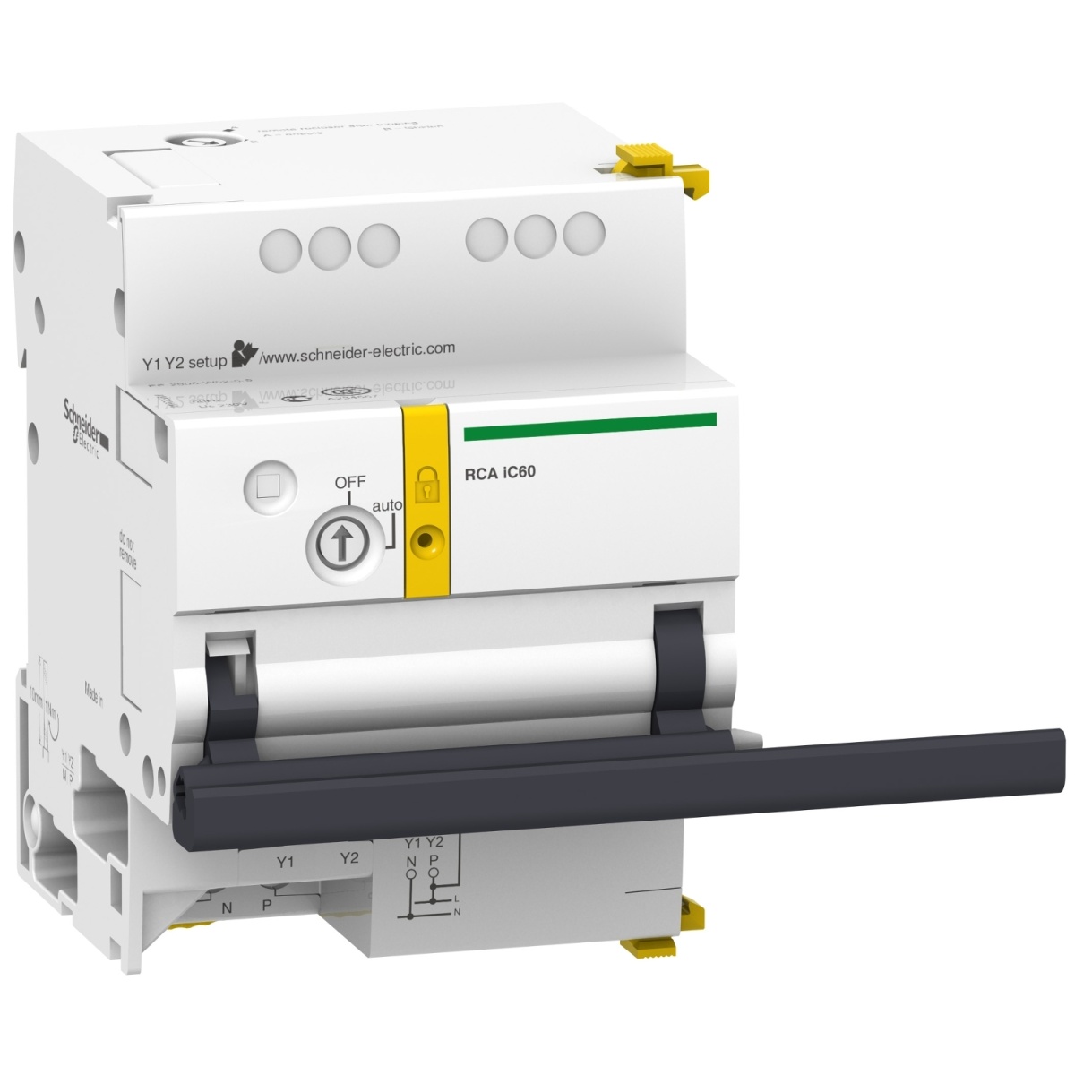Comando remoto auxiliar, Acti9 RCA, para iC60 3P ou 4P