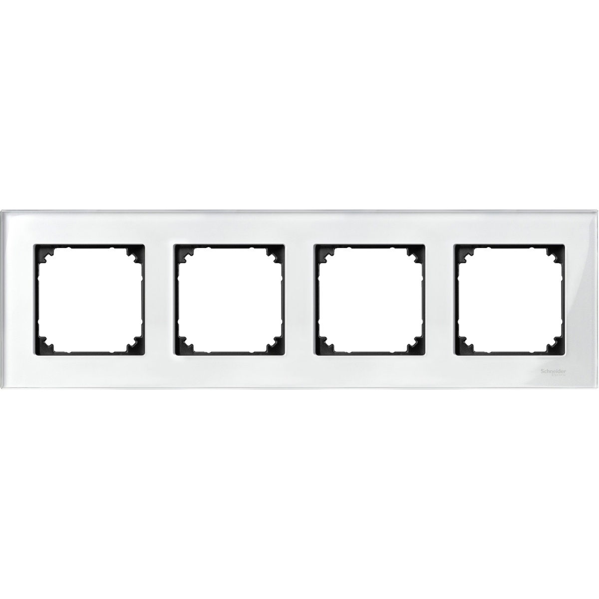 M-Elegance - Quadro 4 elementos - Vidro branco brilhante