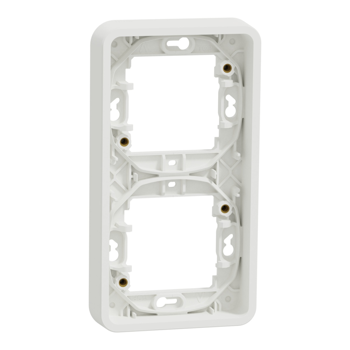 Quadro vertical 2 elementos, Mureva Styl, IP55, Branco