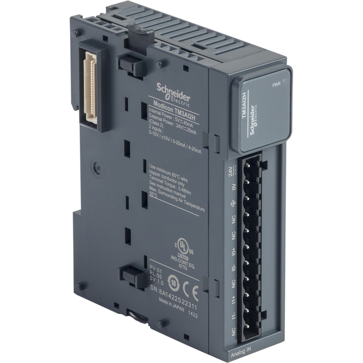 Módulo TM3 - 2 entradas analog de elevada resolução