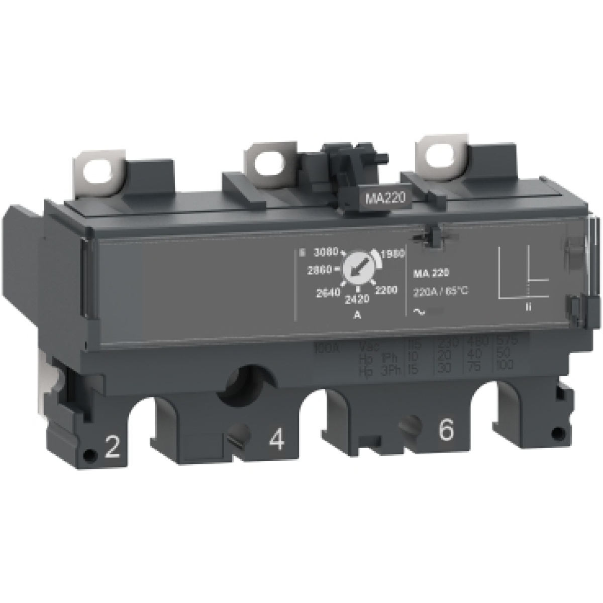 ComPacT DISPARADOR NSX250 CA 3P3D 220A MA