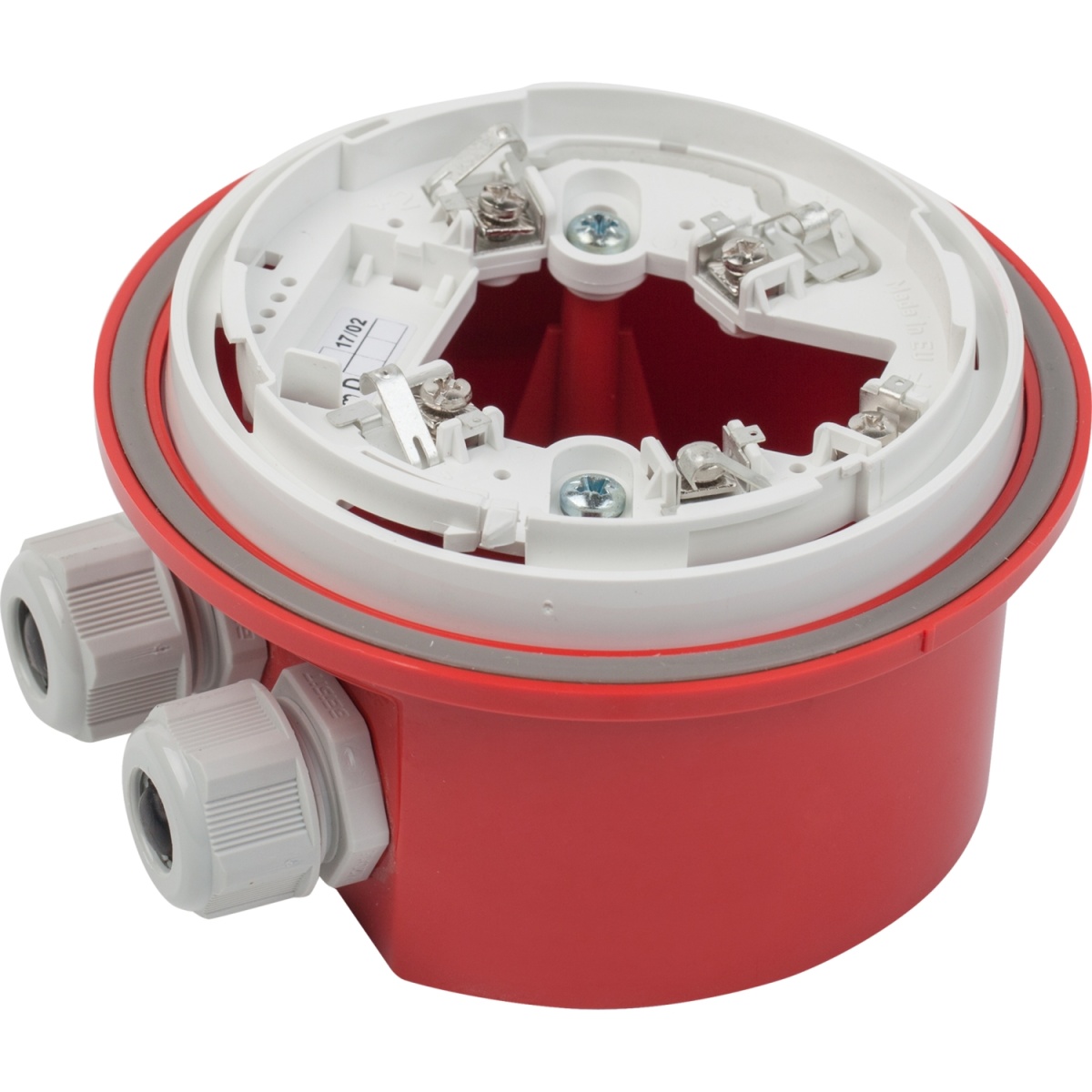 Tampa de base profunda, Esmi Impresia, Vermelho, IP65