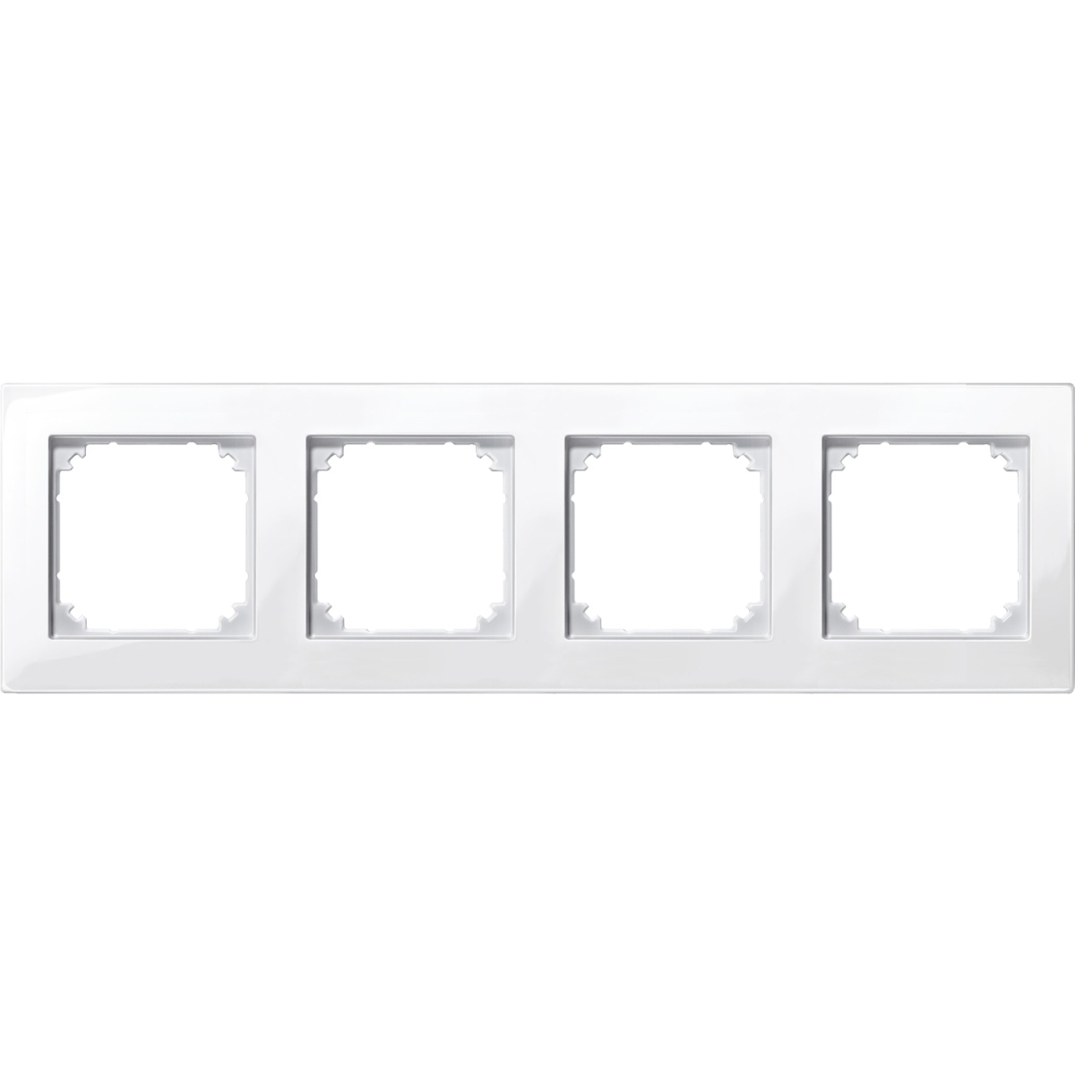 Quadro M-Plan, 4 elementos, branco polar